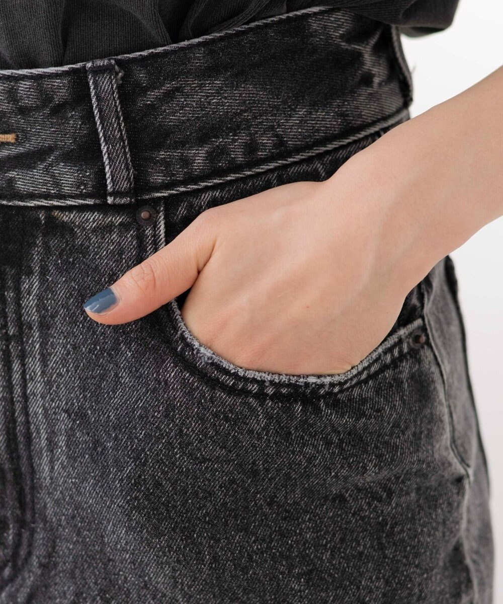 WEGO 台形デニムミニスカート 