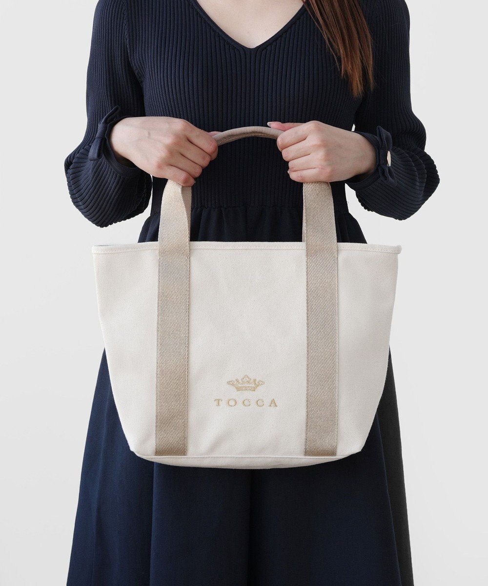 TOCCA 【WEB＆一部店舗限定】LUMINA STRADA CANVAS TOTE キャンバストートバッグ 