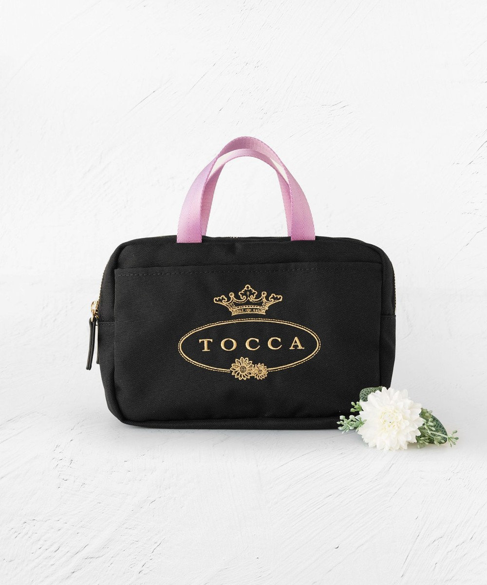 TOCCA TOCCA LOGO POUCH BAG ポーチ ブラック系