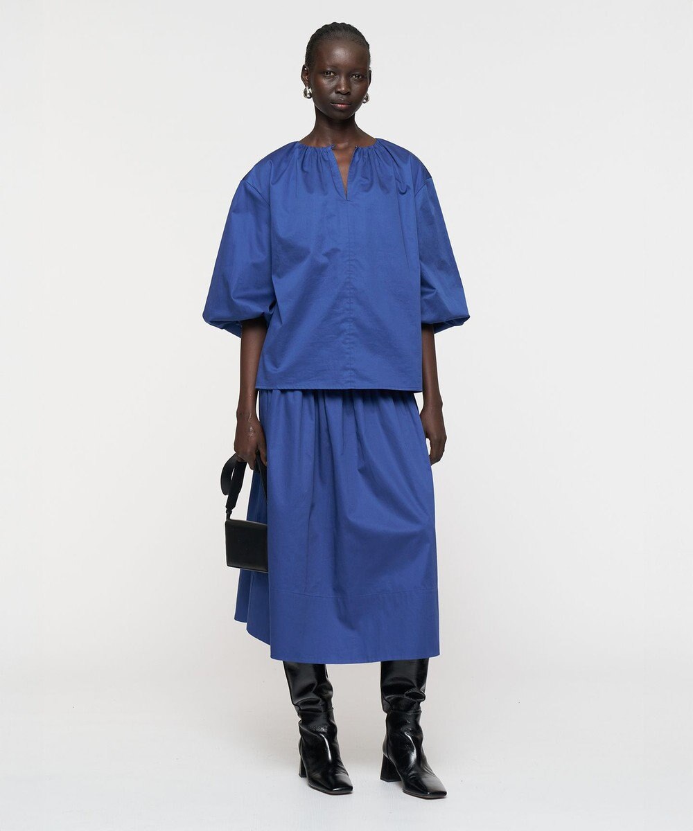 JOSEPH 【洗える】コットンサティーン　ブラウス 