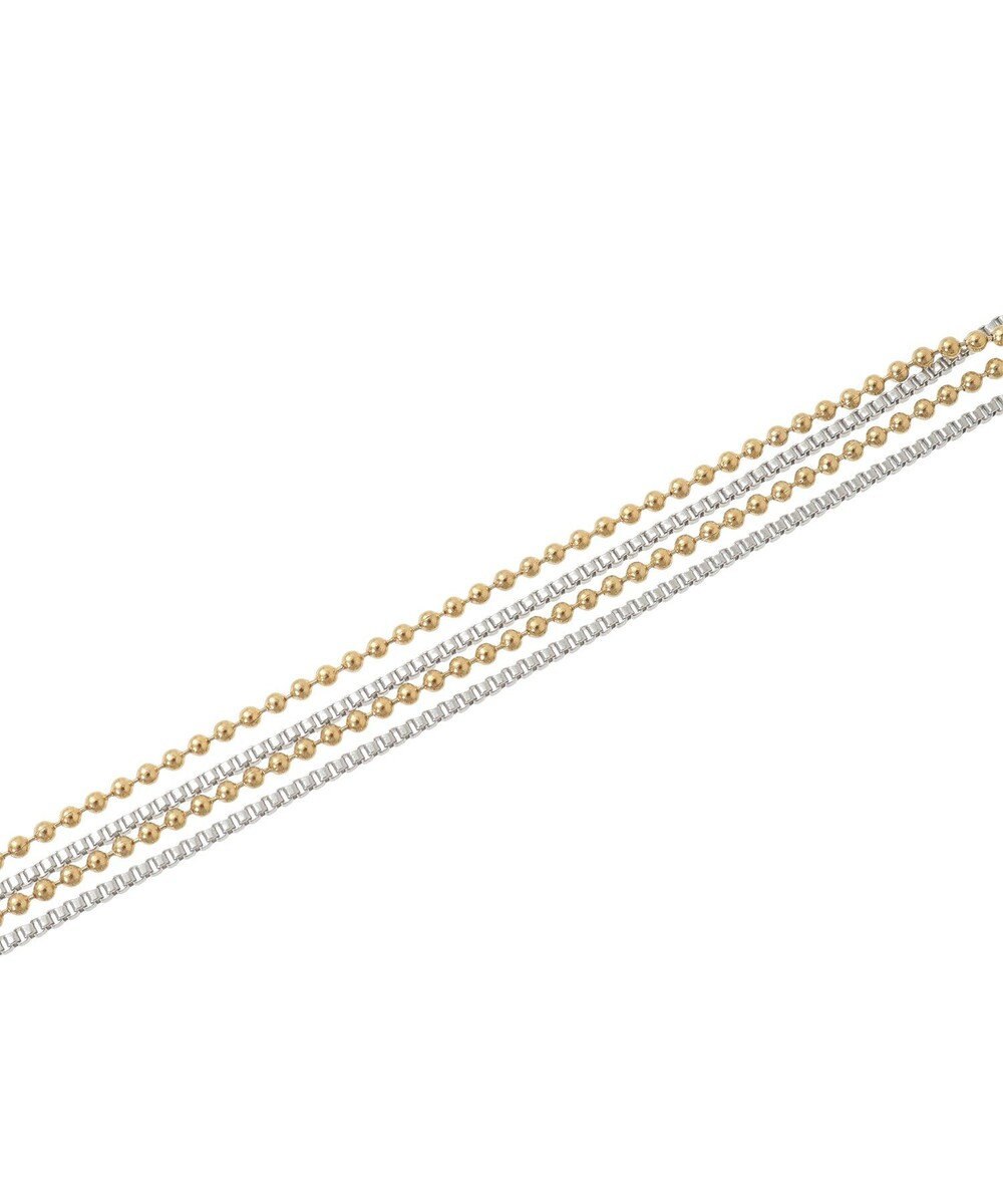 AMERICAN HOLIC 【ステンレス】2ラインネックレス 