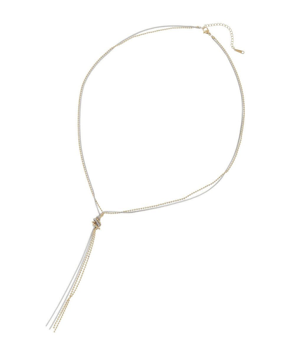 AMERICAN HOLIC 【ステンレス】2ラインネックレス 