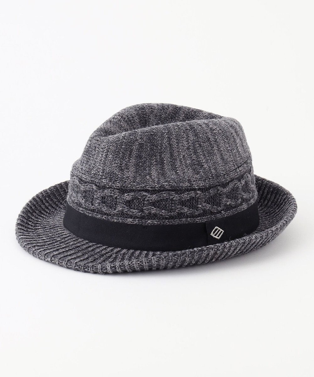 JOSEPH ABBOUD ウールサーモハット グレー系