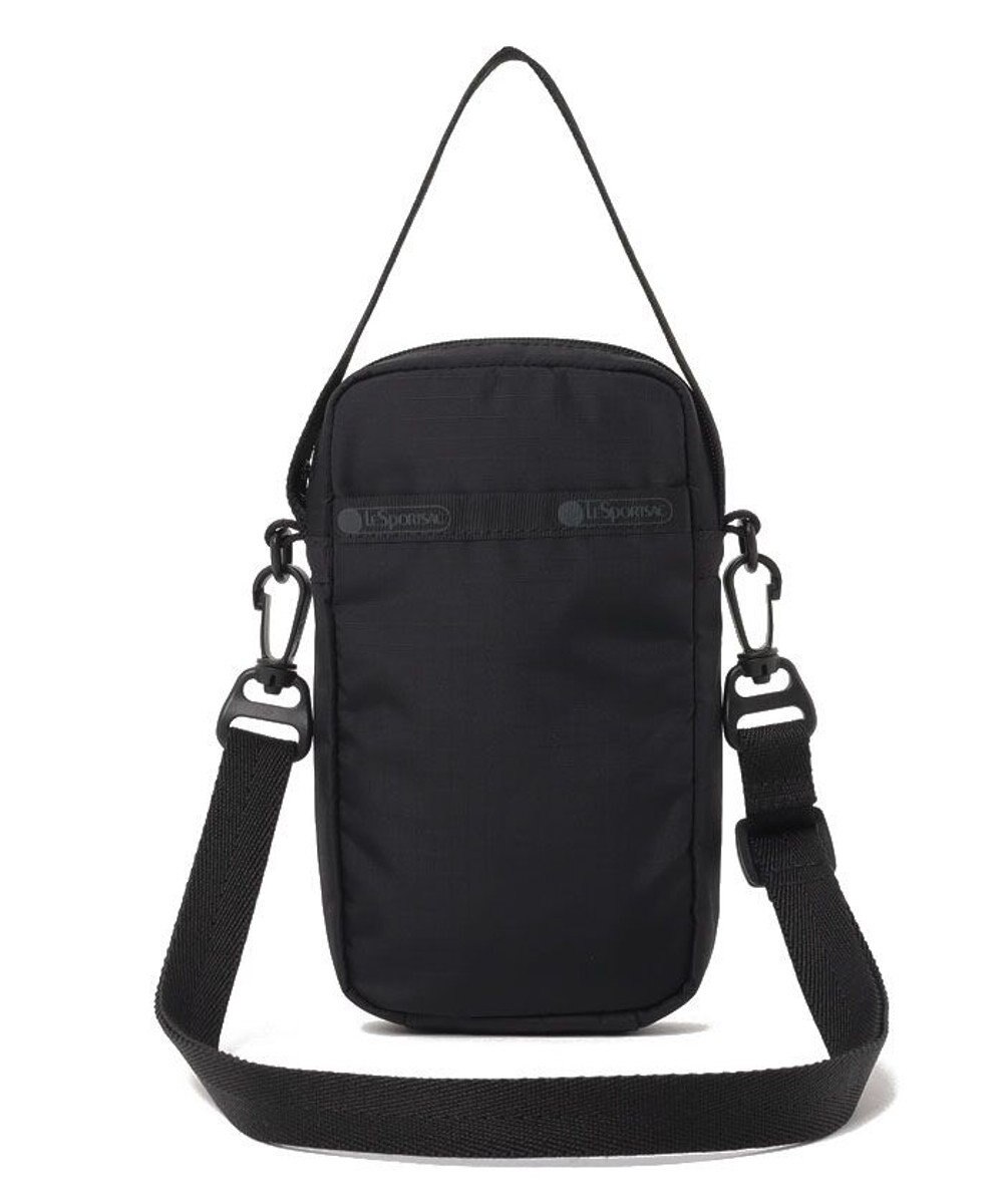 LeSportsac MINI PHONE CROSSBODY/リサイクルドブラックJP 