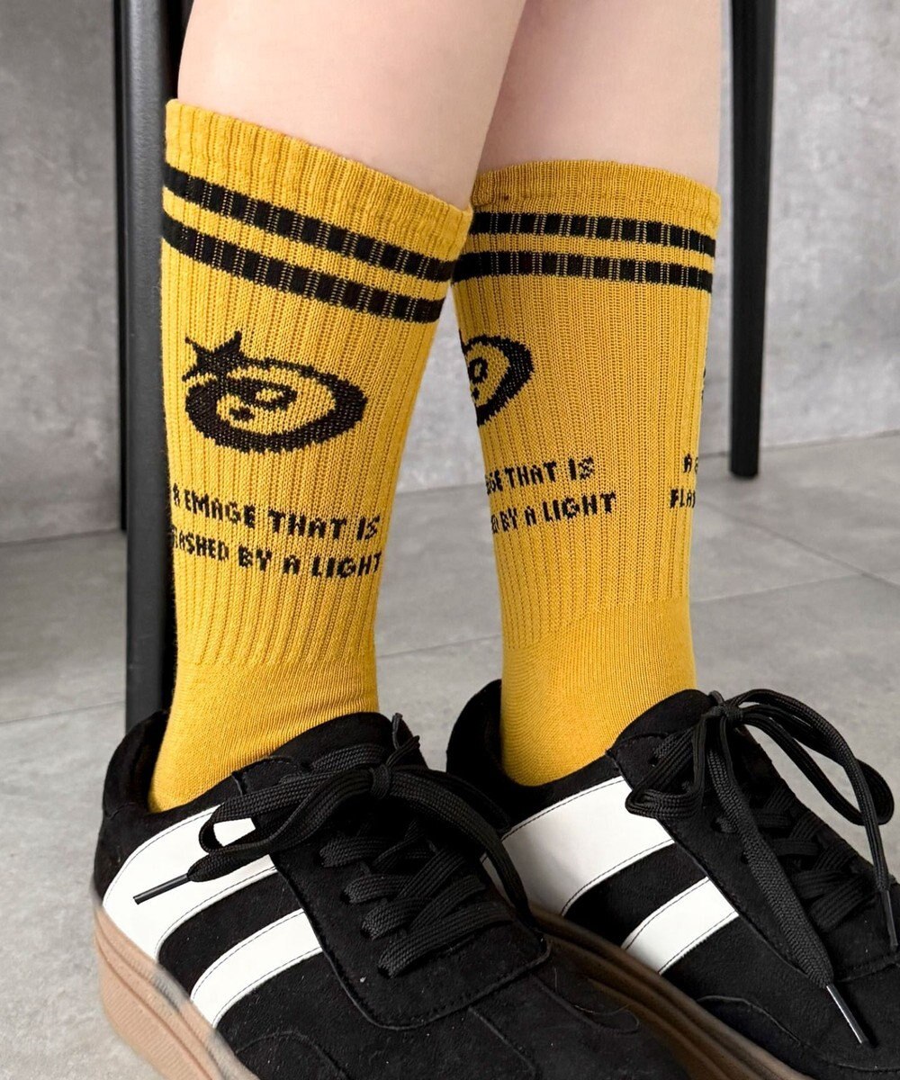 WEGO 2ラインデザインソックス 