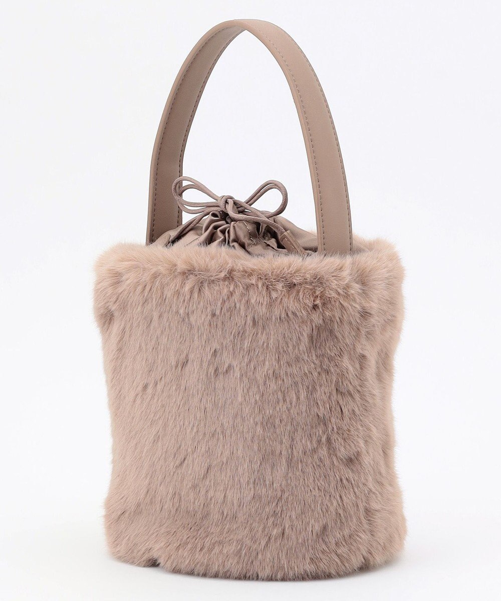 TOCCA 【ショルダー取り外し可能】MILKY TEA FURBAG ファーバッグ 