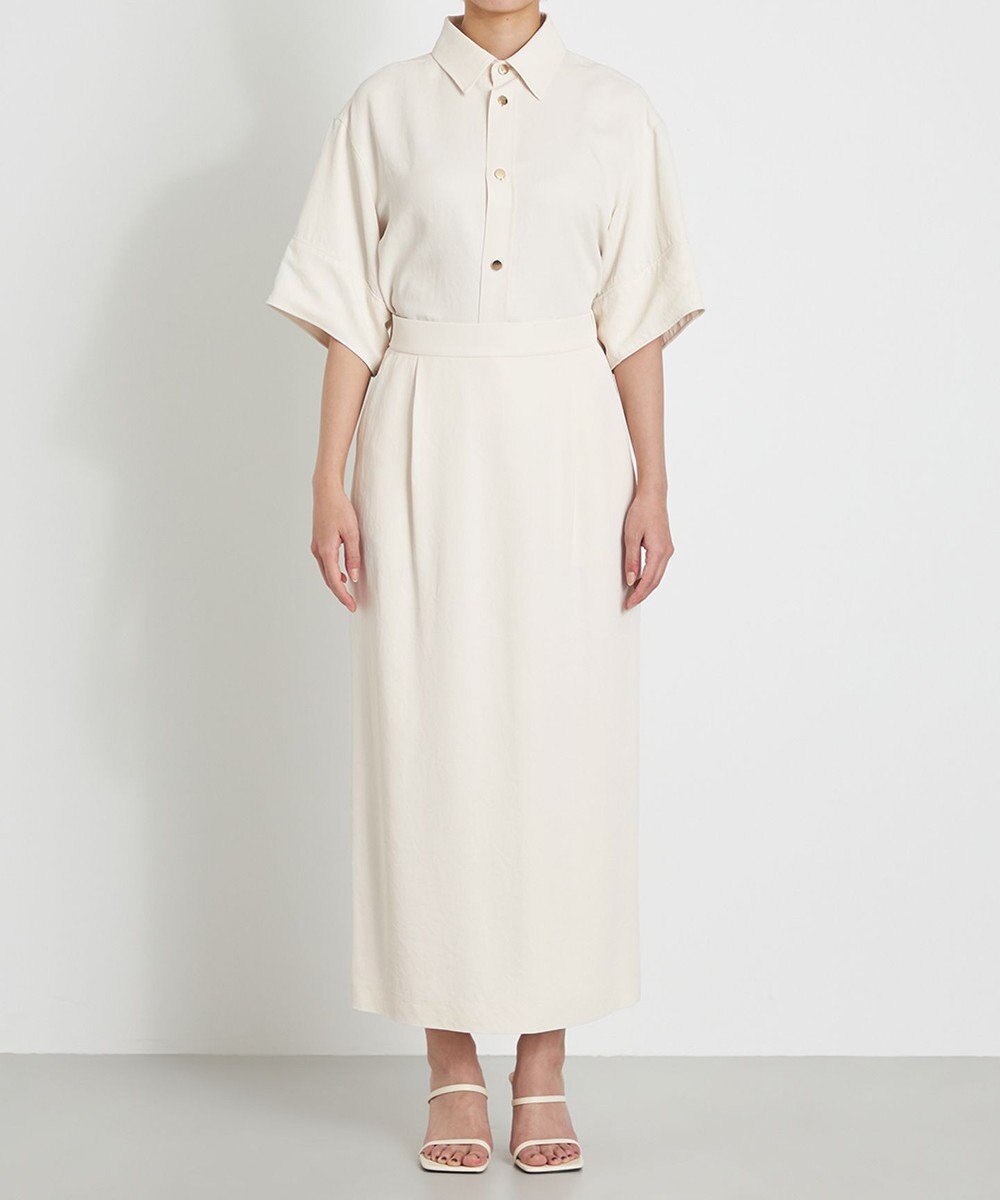 NAVE 【ReNAVE　洗える】アセテートギャバスカート 