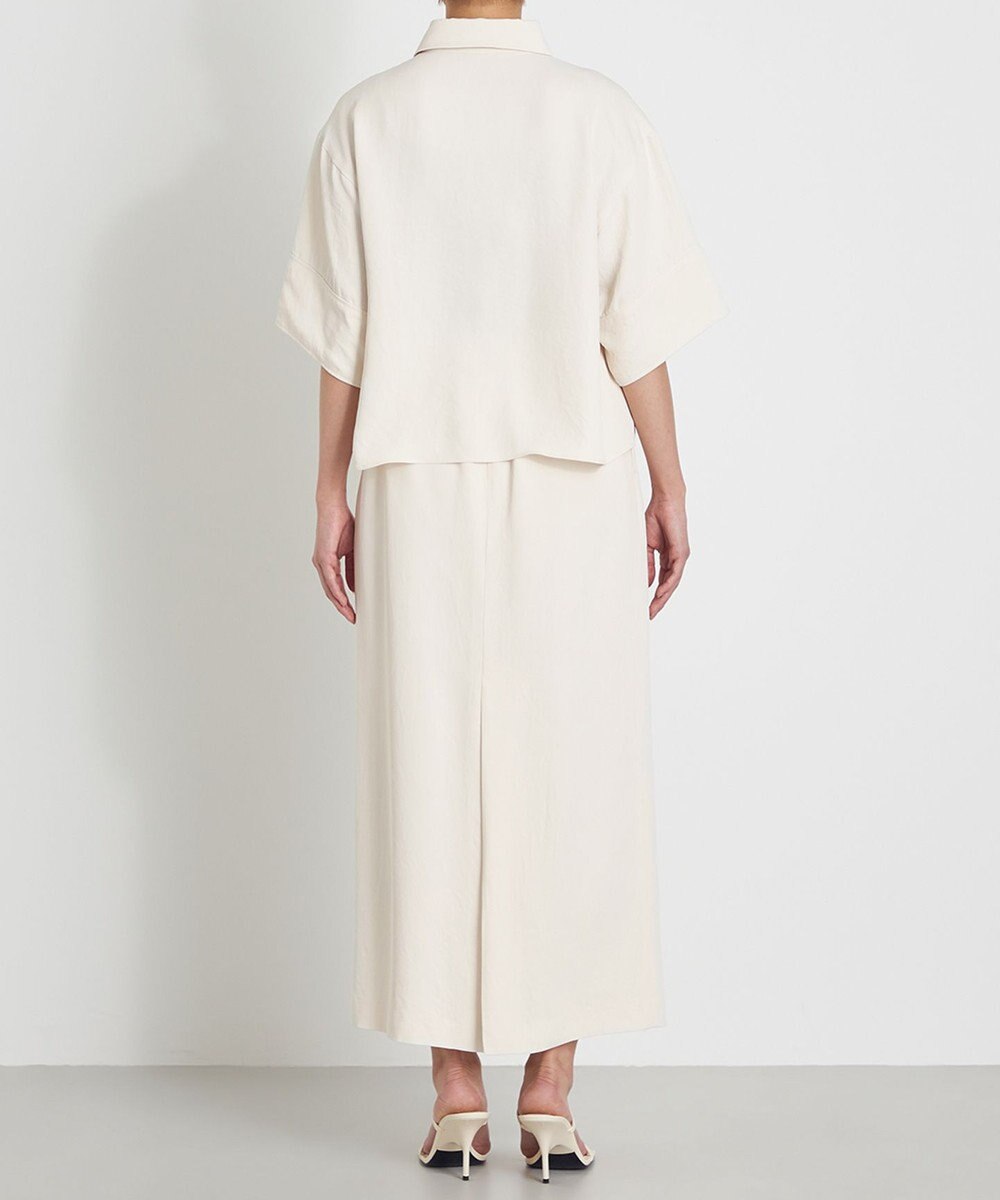 NAVE 【ReNAVE　洗える】アセテートギャバスカート 