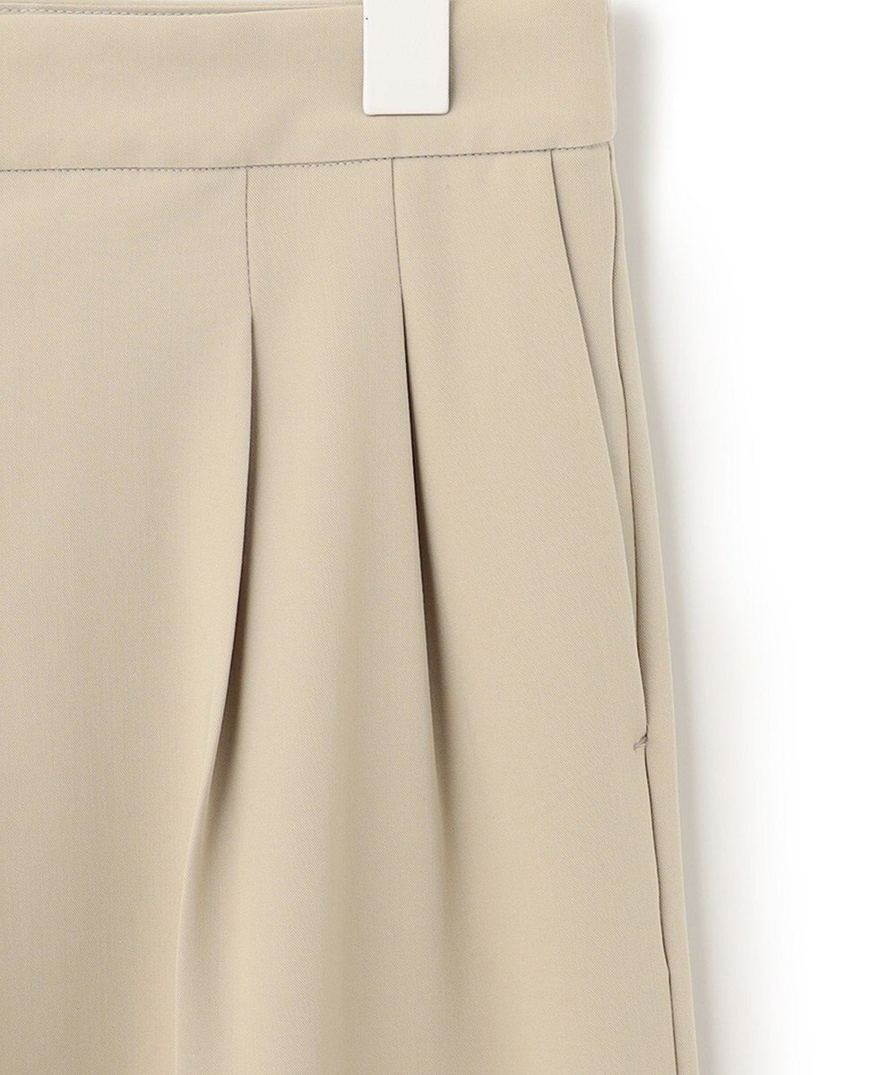 ICB 【洗える】T/Rドライギャバ  ワイドストレートパンツ 