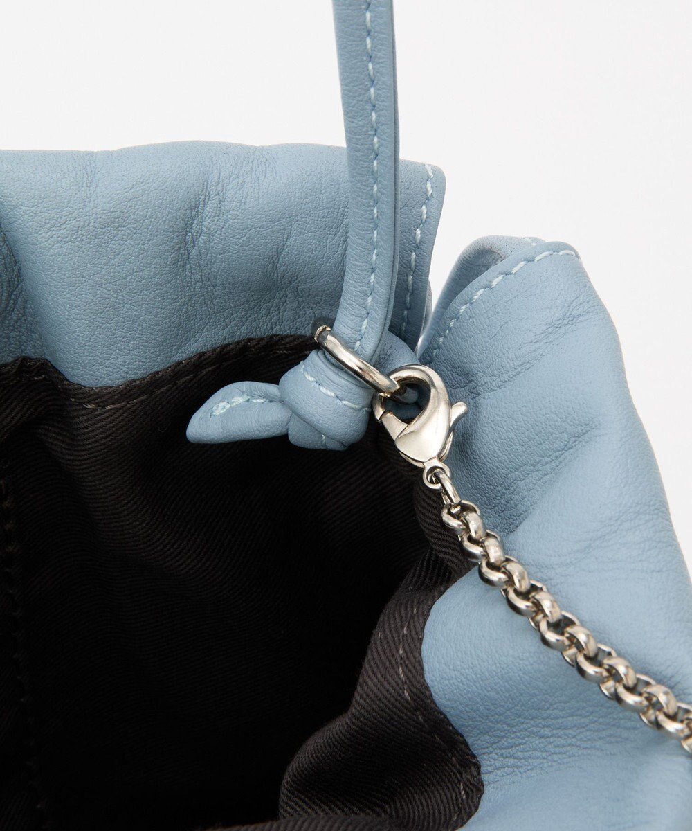 russet レザー巾着ミニショルダーバッグ(CE-1637) 