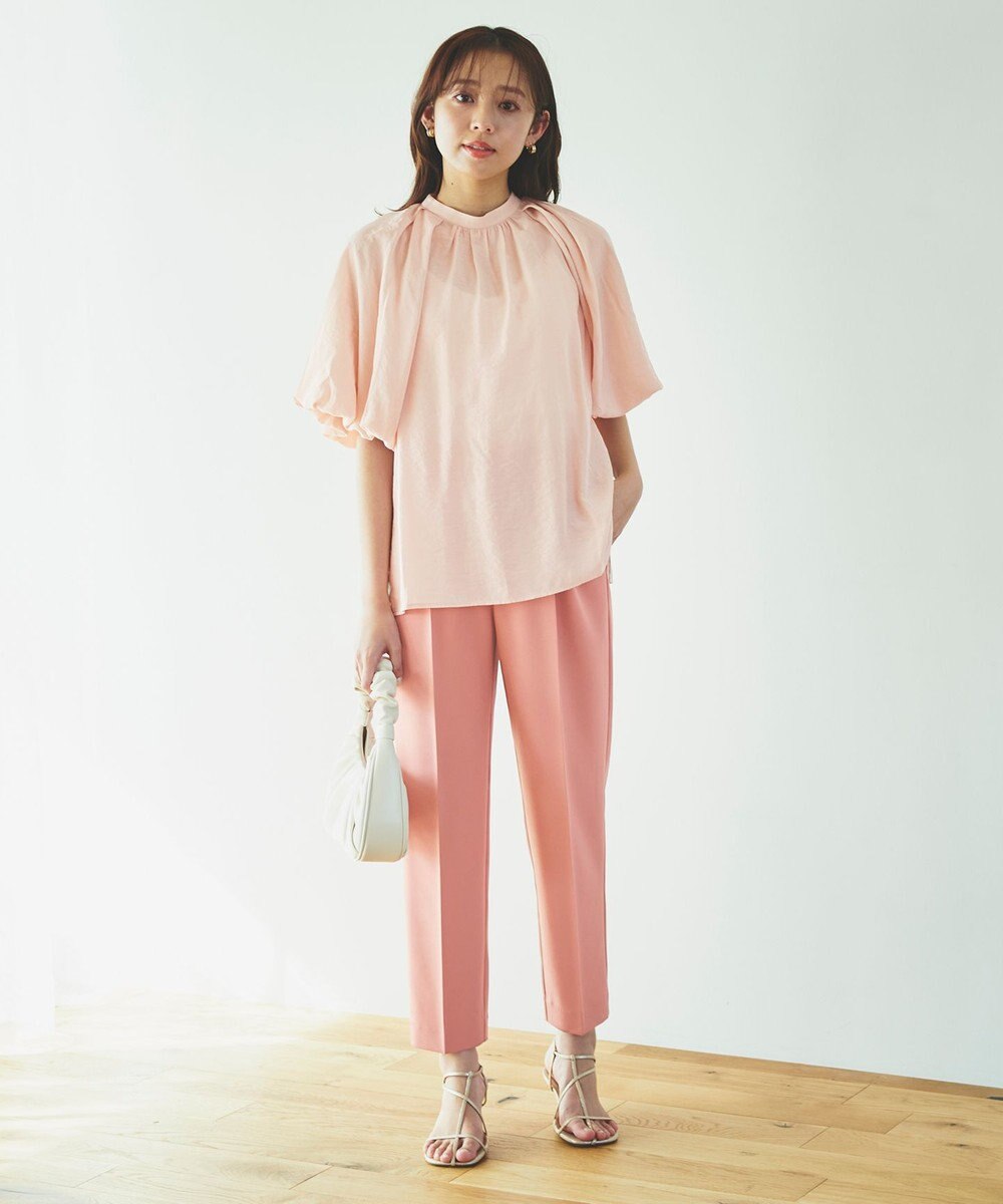 Feroux 美シルエットカラーテーパード パンツ 