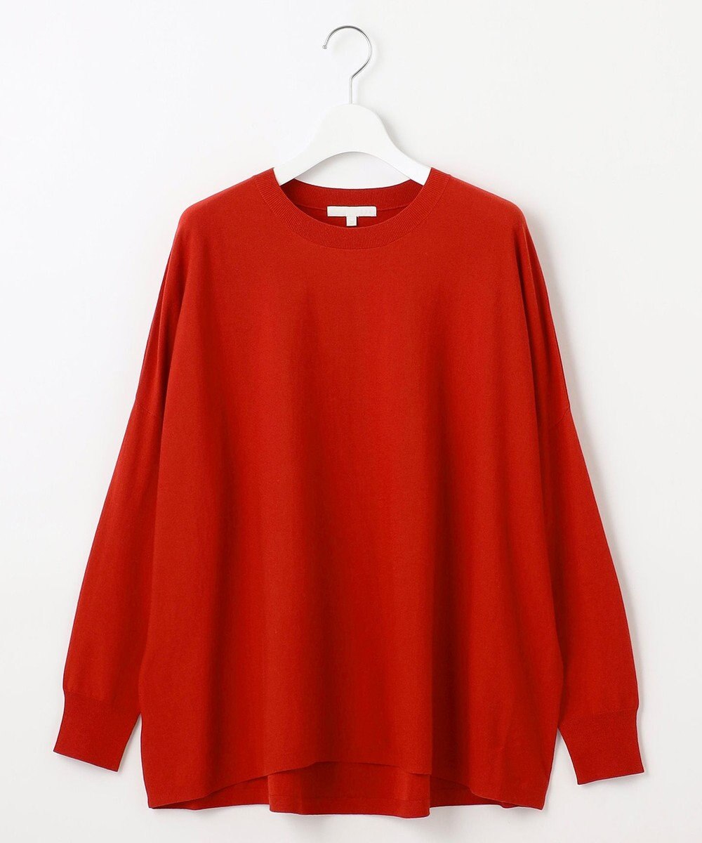 自由区 L 【WEB限定カラーあり】レーヨンストレッチ ニットT 