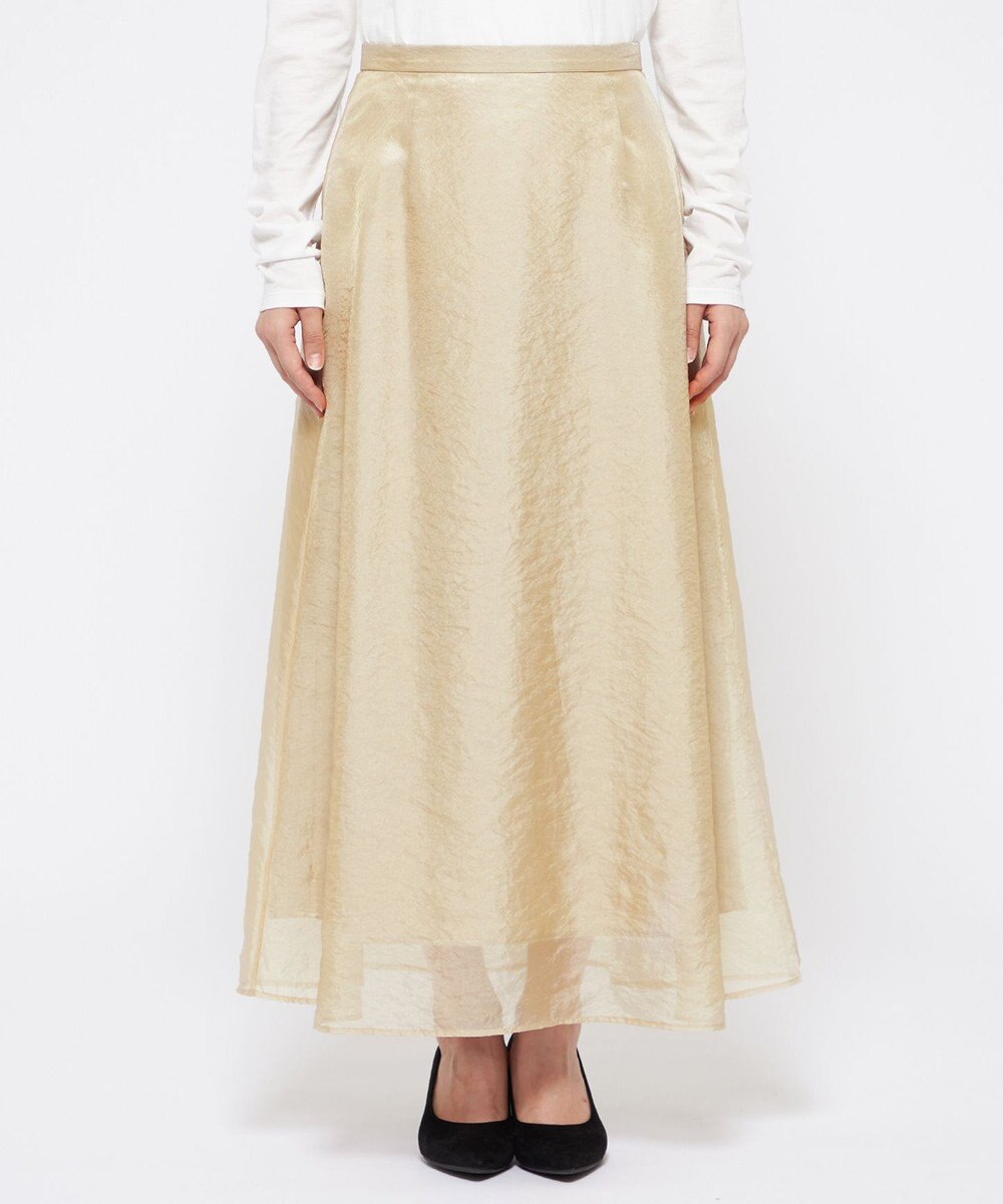 uncrave 【手洗い可】リンクルオーガンジー フレアスカート（uncrave STANDARD） 