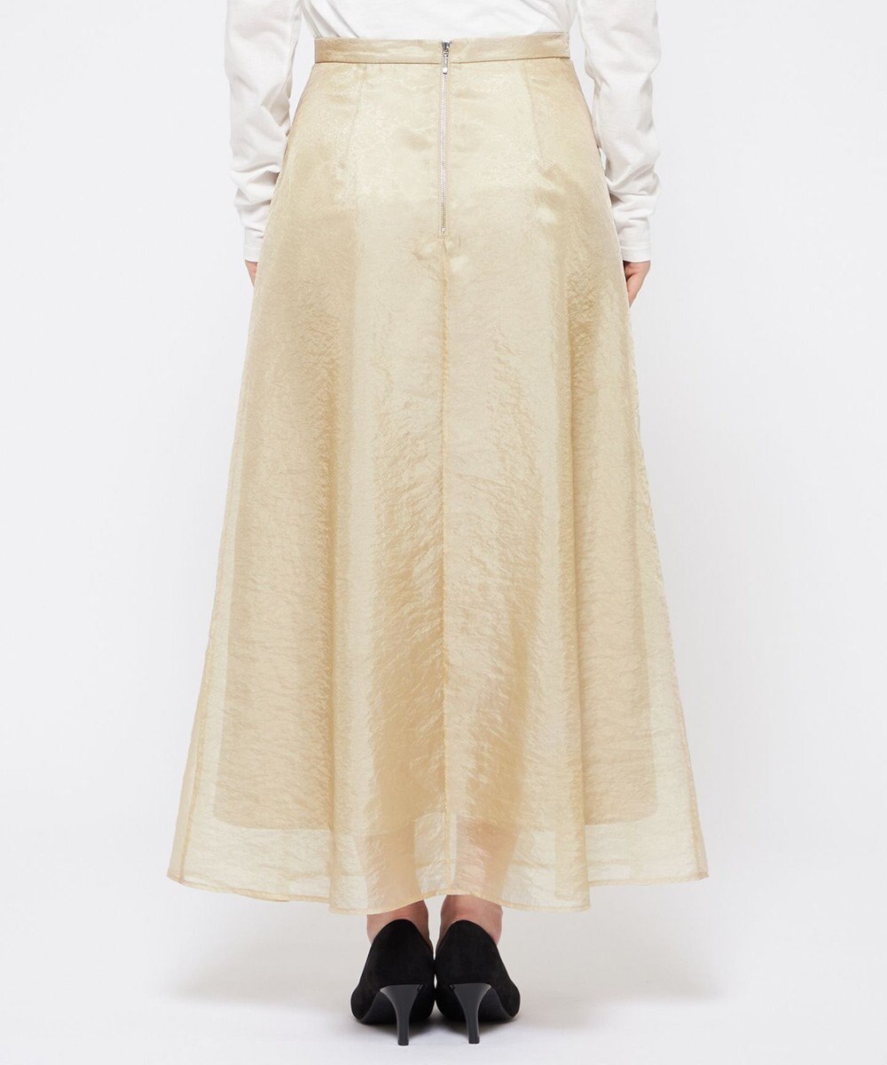 uncrave 【手洗い可】リンクルオーガンジー フレアスカート（uncrave STANDARD） 