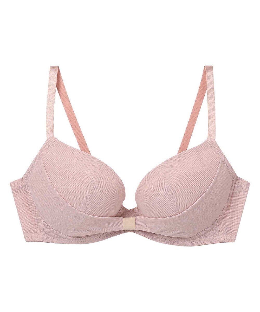 une nana cool 胸もとフィットをリボンでキープ リボンブラ 