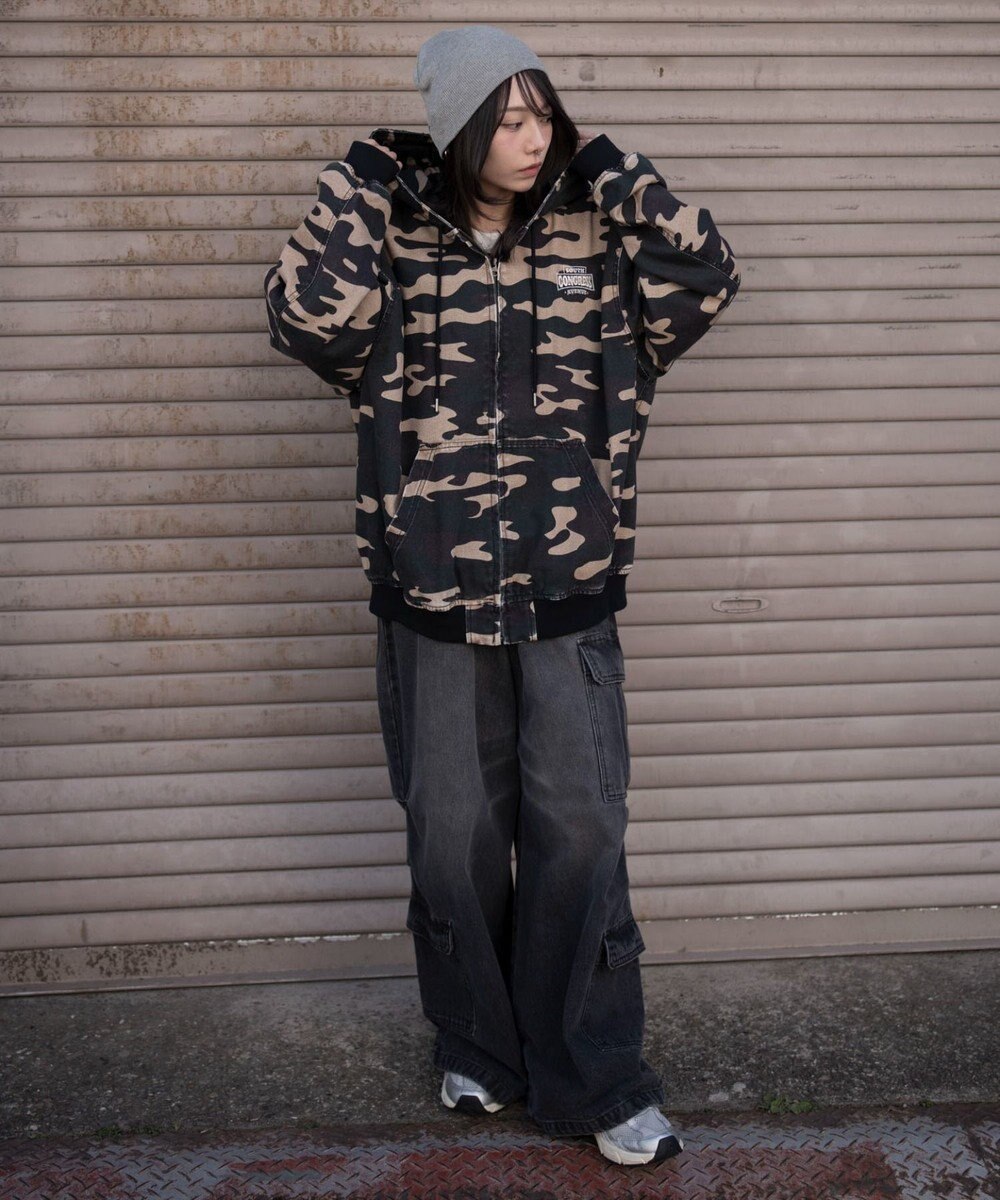 WEGO 【ユニセックス着用ITEM】ワーカーズフードブルゾン 