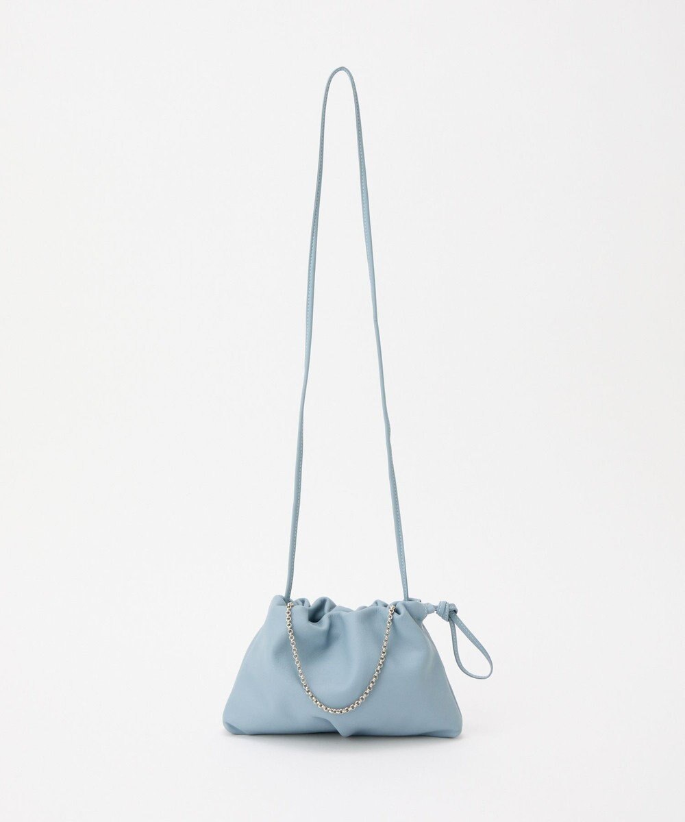 russet レザー巾着ミニショルダーバッグ(CE-1637) 