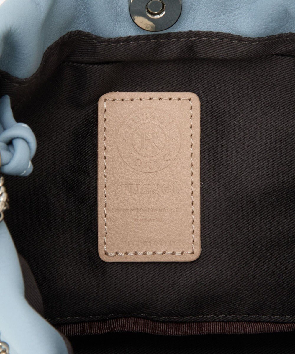 russet レザー巾着ミニショルダーバッグ(CE-1637) 