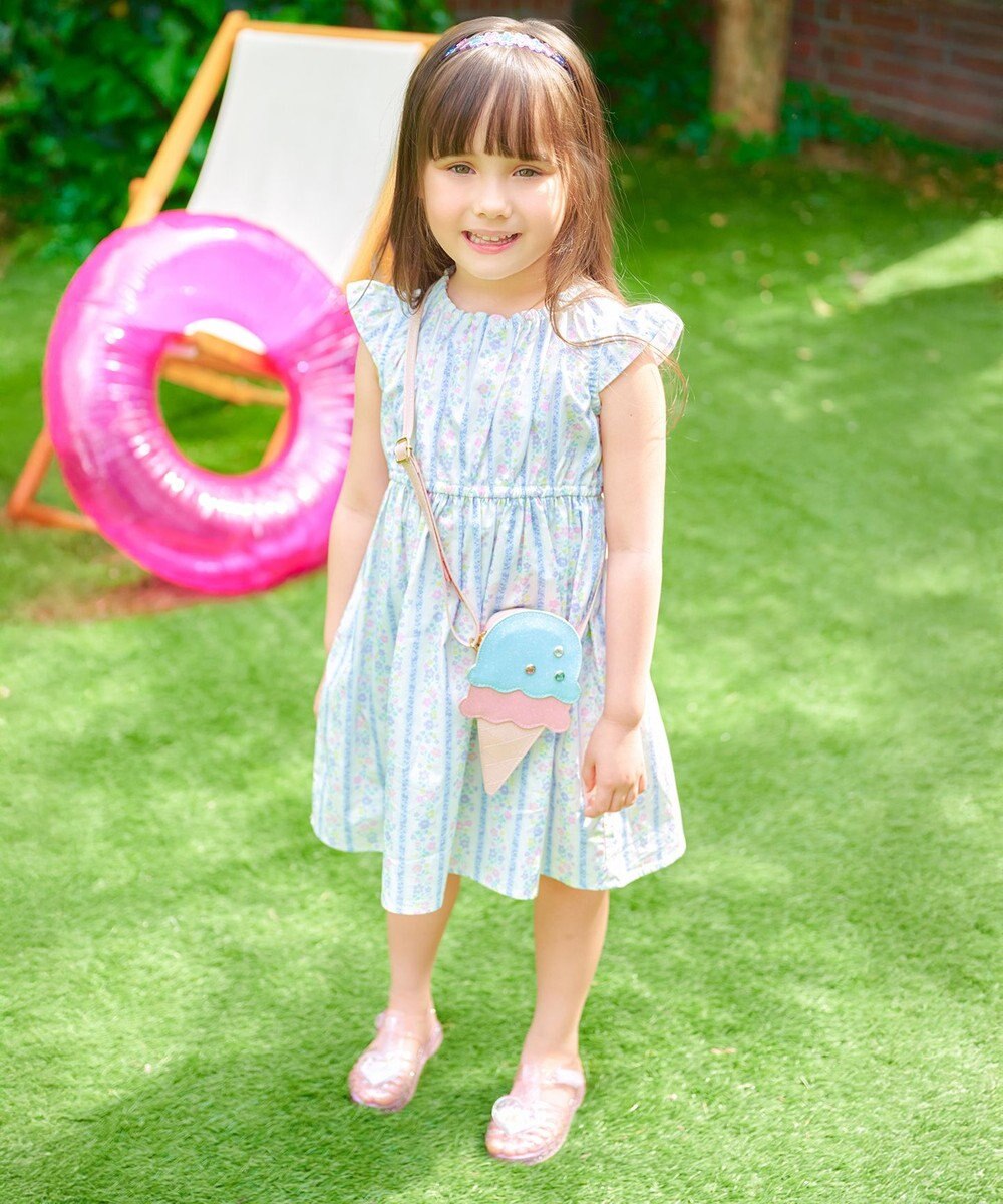 ANY KIDS 総柄 サマーワンピース 