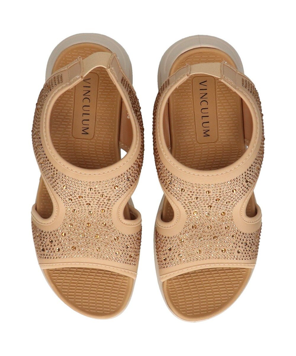 Bridget Birkin 【VINCULUM】フレックスソールビジューサンダル 