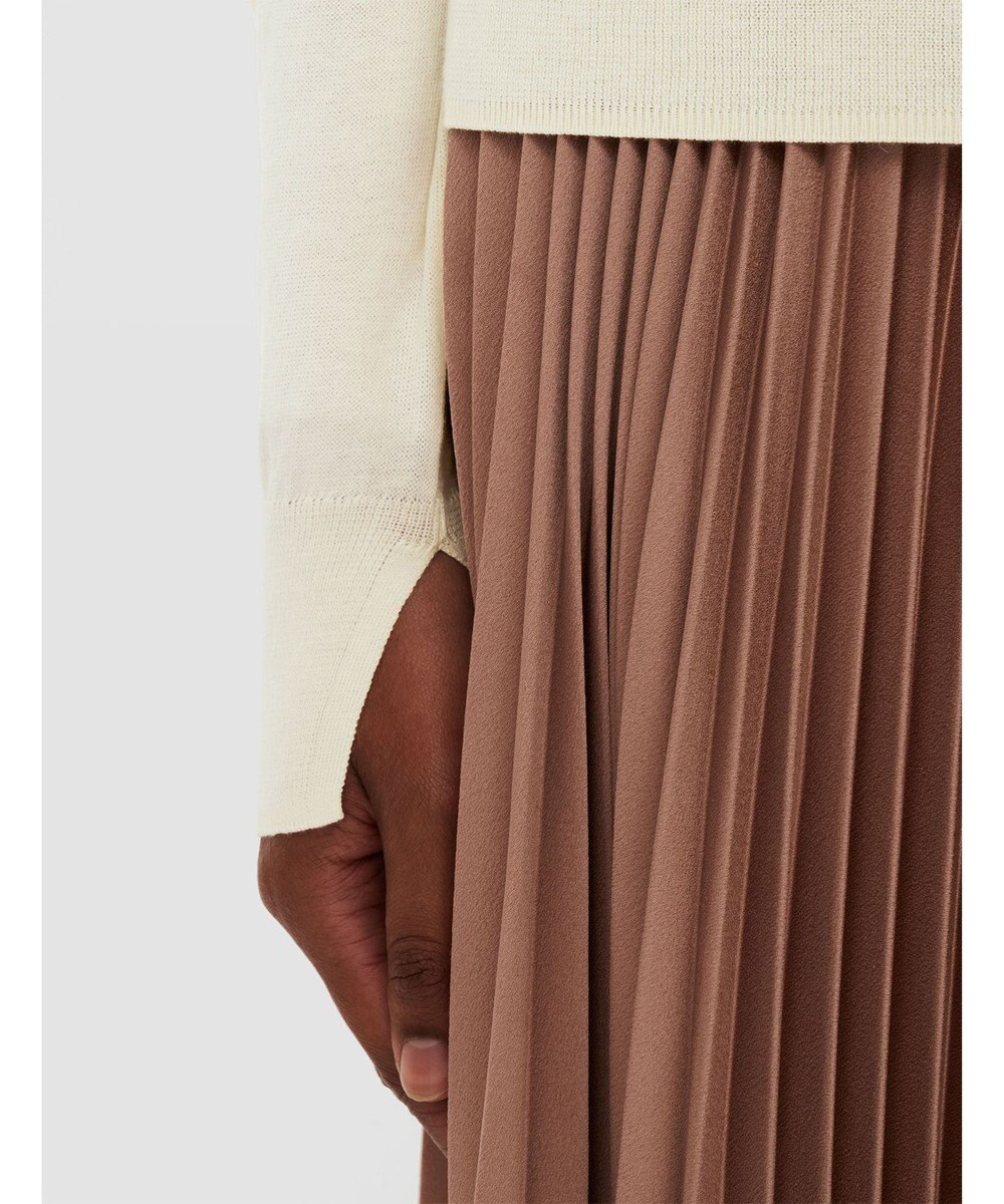 JOSEPH 【洗える】コットンカシミヤ　ラウンドネックニット 