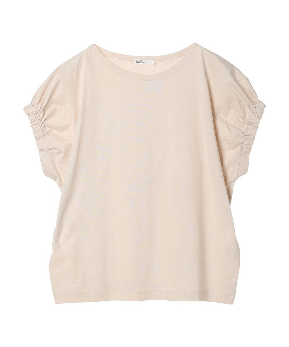 CRAFT STANDARD BOUTIQUE 【ＵＶカット】ギャザースリーブプルオーバー 