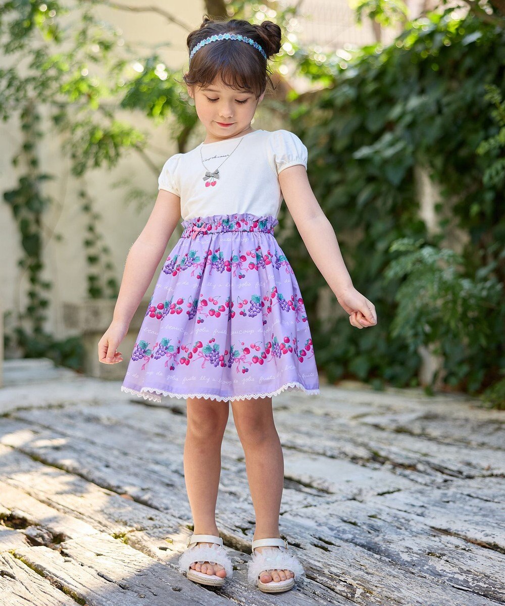 ANY KIDS ネックレス モチーフ Tシャツ 