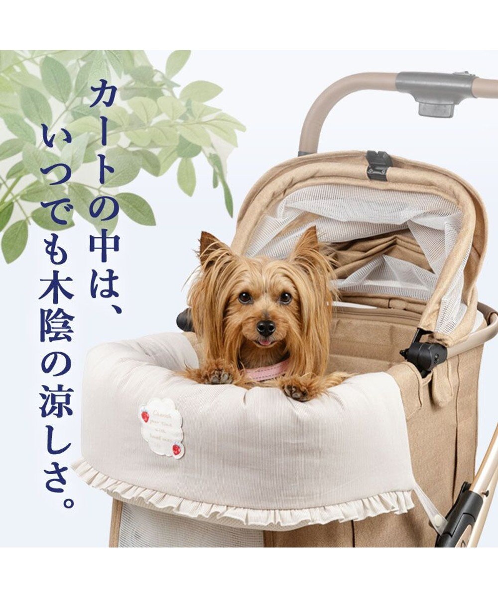 PET PARADISE ペットパラダイス クール カート用 クッション 《苺花柄》 