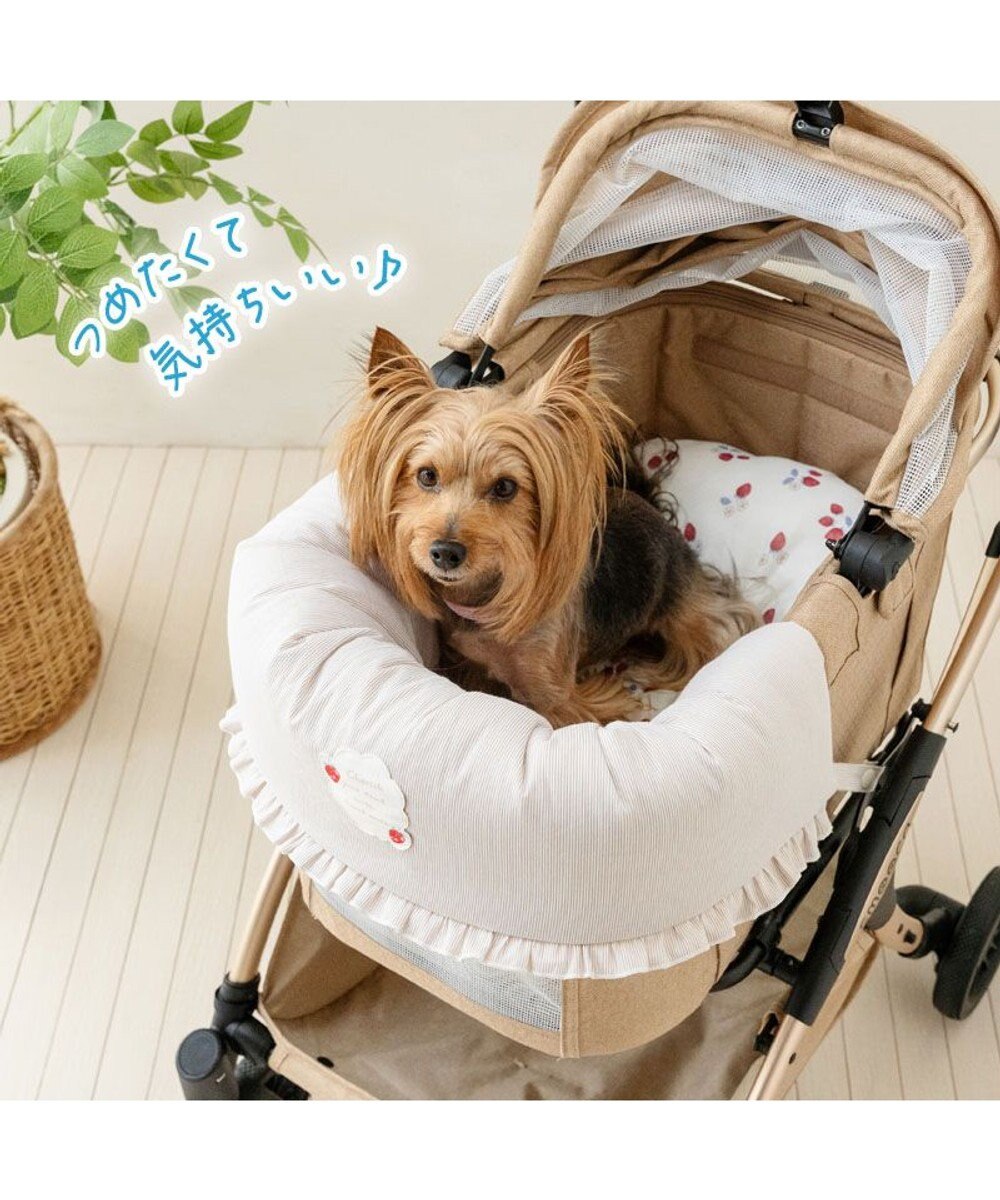 PET PARADISE ペットパラダイス クール カート用 クッション 《苺花柄》 