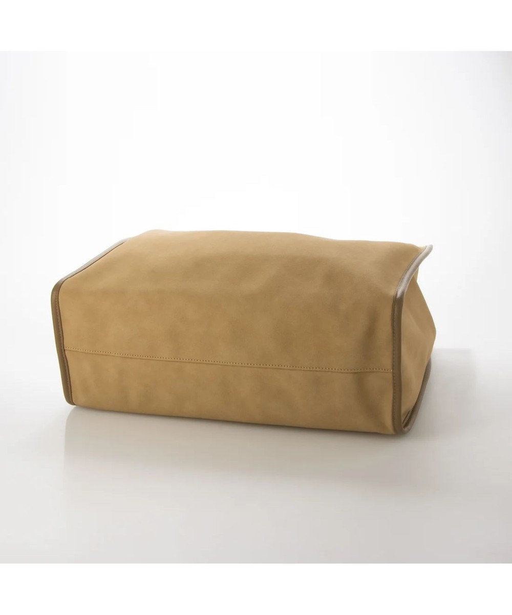 UNBILLION cachecache 丸手根革スクエアトートバッグ 