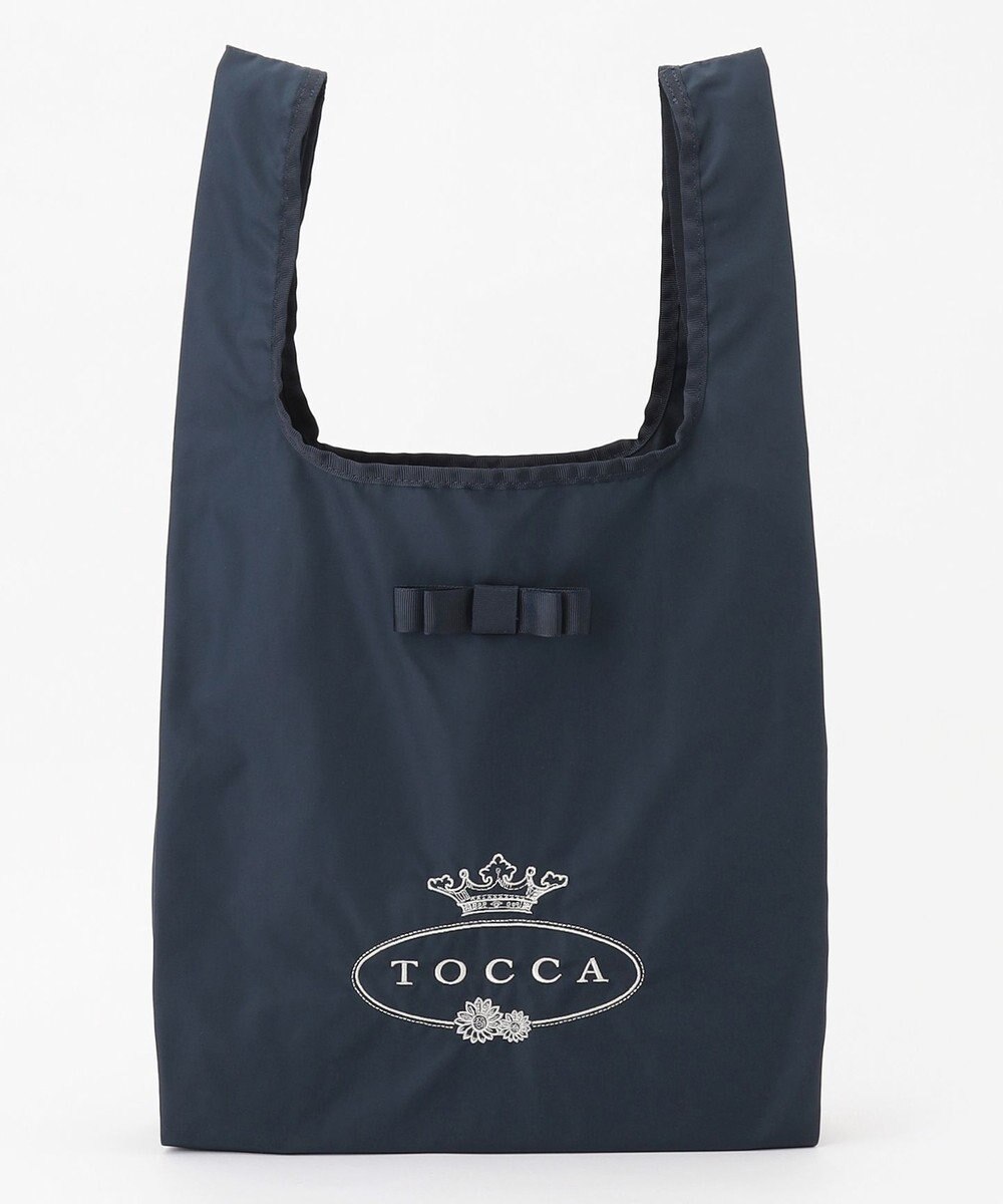 TOCCA 【WEB＆一部店舗限定】【折り畳み収納可能】POINT OF RIBBON ECOBAG エコバッグ 