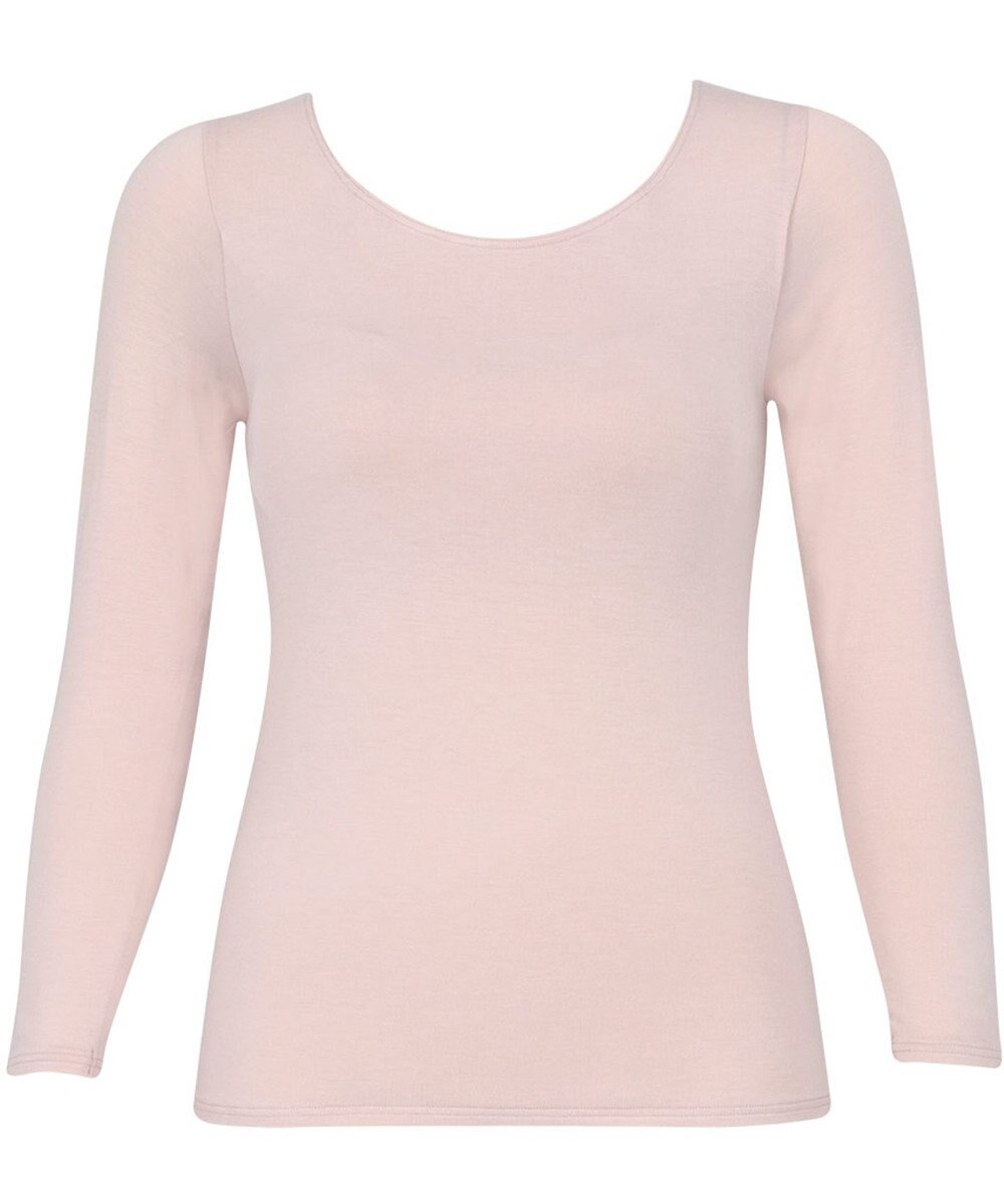 Wing カップ付きインナー あったか素材 ラク きれいなバストシルエット 【シンクロブラトップ】 8分袖 長袖 秋 冬 ET1865 ウイング／ワコール 