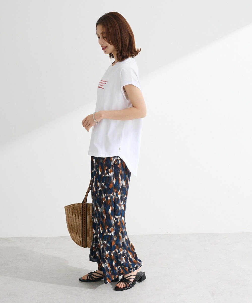 Green Parks ・ｓｗｉｎｇ　ｂｙ　フレンチスリーブ刺繍ＴＥＥ 