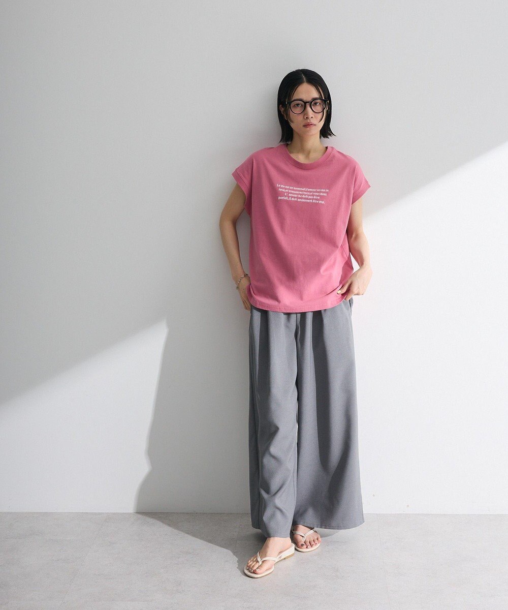 Green Parks ・ｓｗｉｎｇ　ｂｙ　フレンチスリーブ刺繍ＴＥＥ 