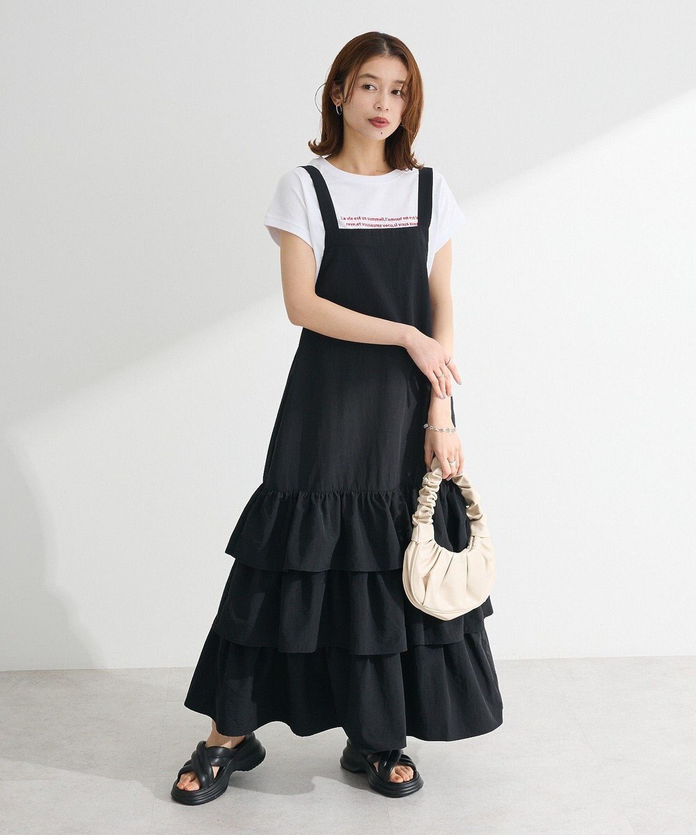 Green Parks ・ｓｗｉｎｇ　ｂｙ　フレンチスリーブ刺繍ＴＥＥ 