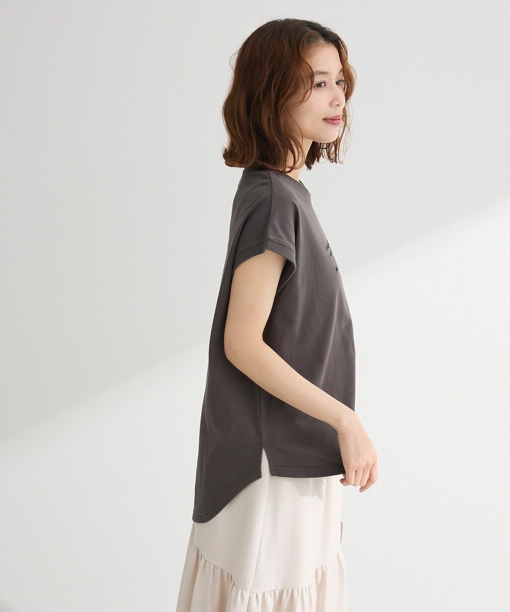 Green Parks ・ｓｗｉｎｇ　ｂｙ　フレンチスリーブ刺繍ＴＥＥ 