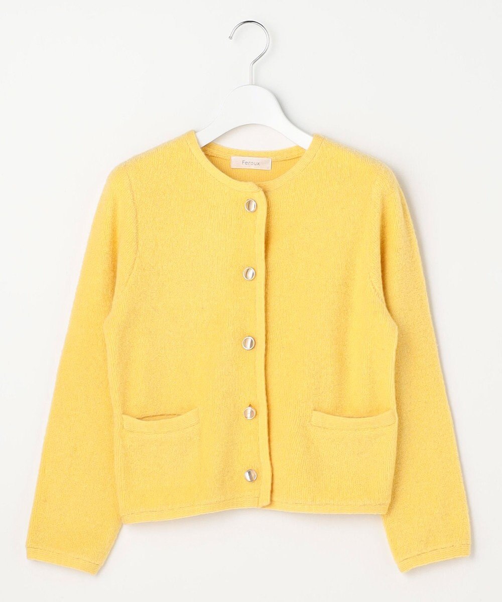 Feroux ブークレー ニット ジャケット 