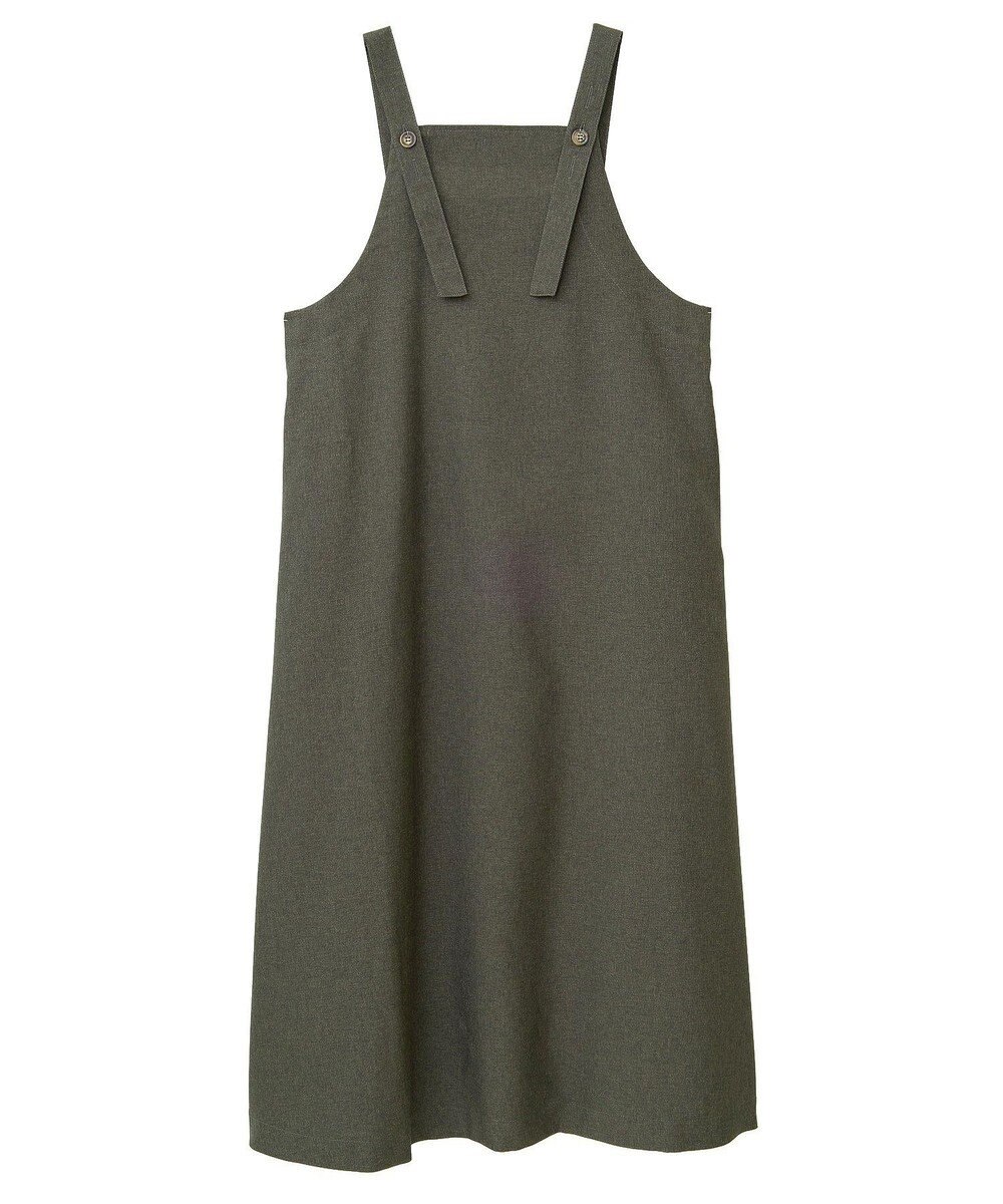 CRAFT STANDARD BOUTIQUE リネンライクフレアジャンパースカート 