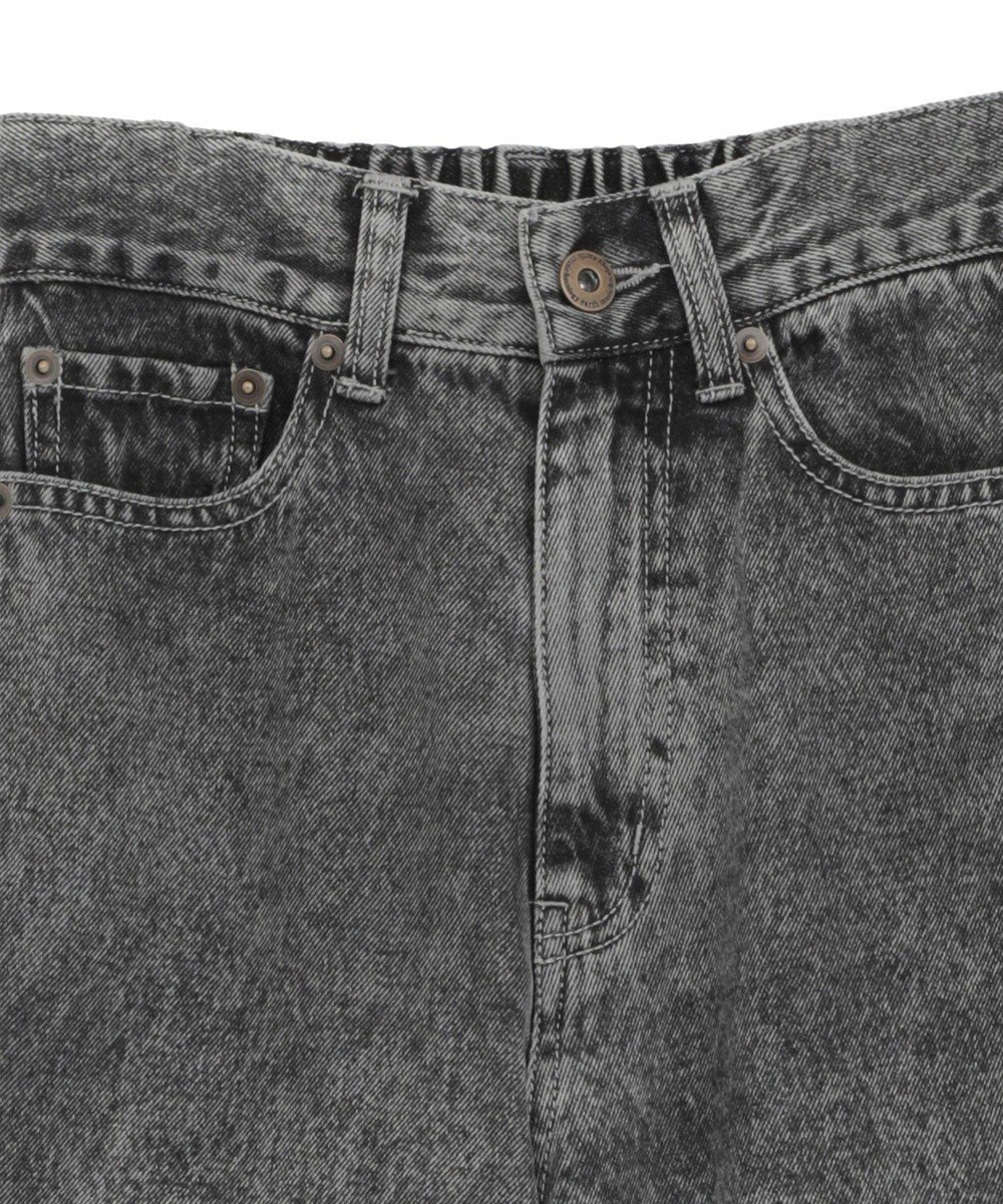 earth music&ecology 裾レースデニムパンツ 