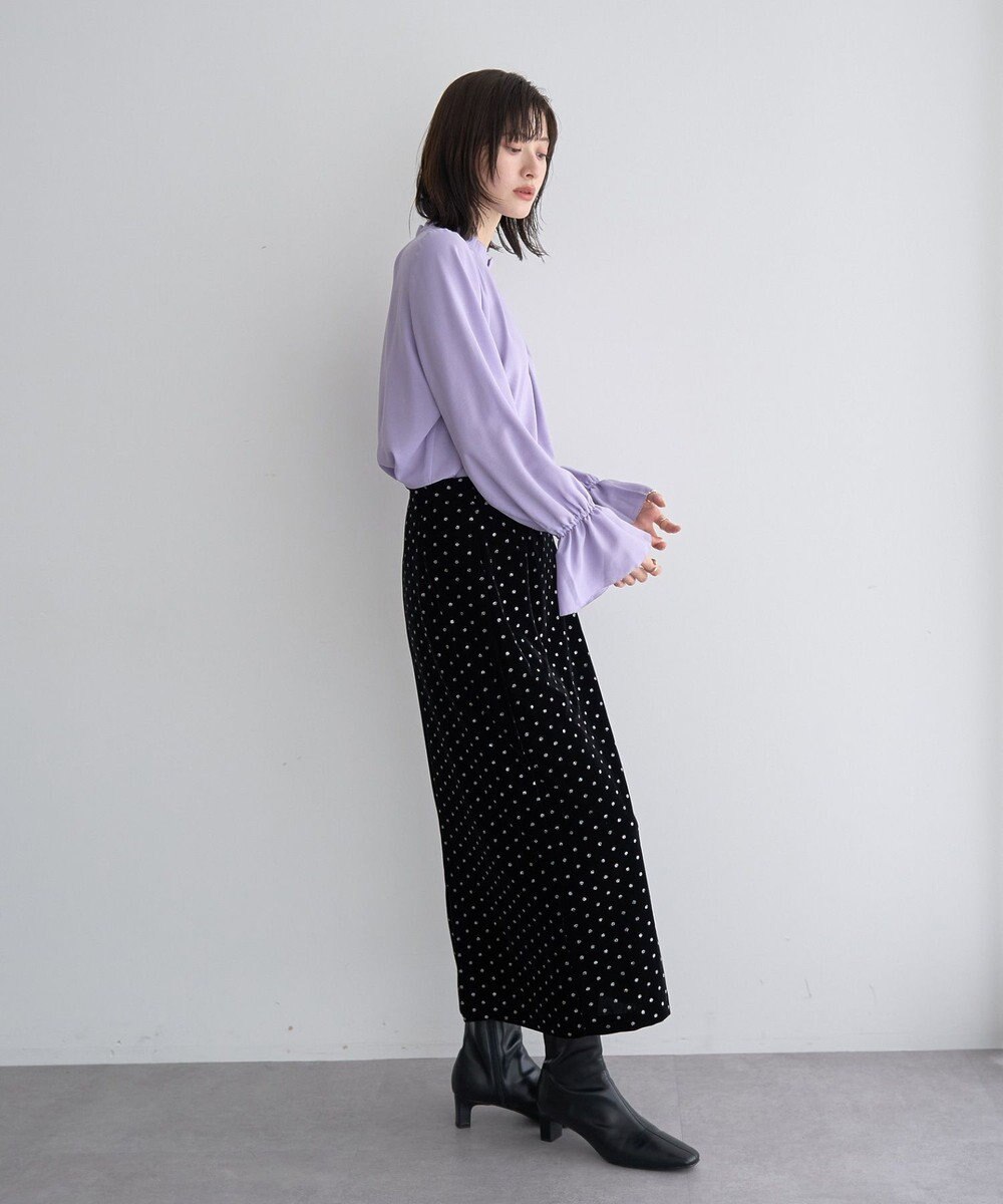 YECCA VECCA タックデザインブラウス 