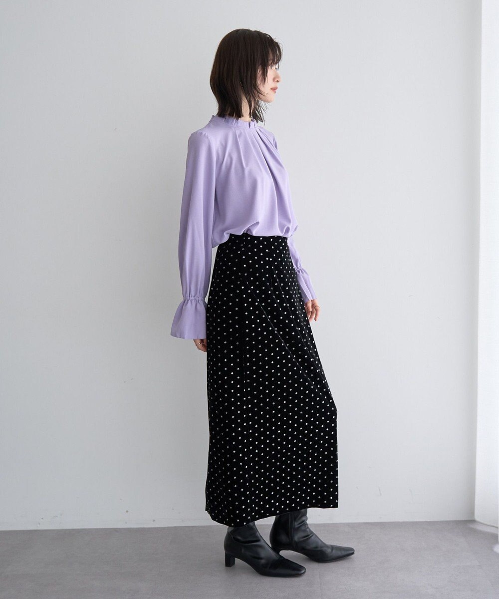 YECCA VECCA タックデザインブラウス 