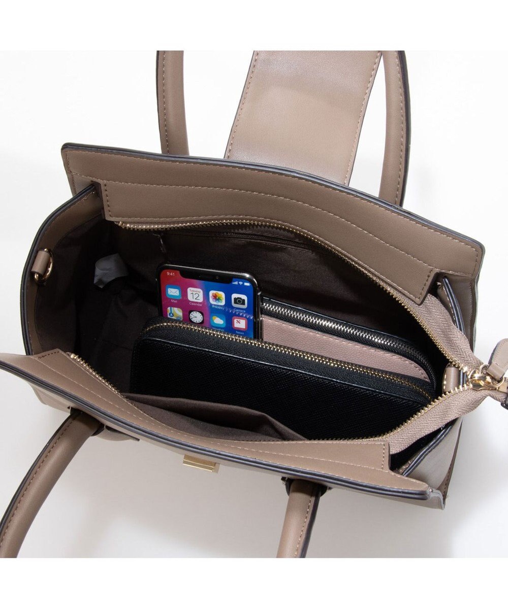 LA BAGAGERIE 【MONICA】ベルテッド2WAYハンドバッグ 