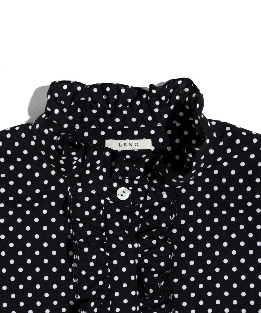 LENO POLKA DOTT BLOUSE / ドットブラウス 