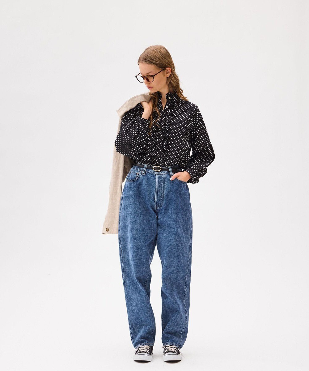 LENO POLKA DOTT BLOUSE / ドットブラウス 