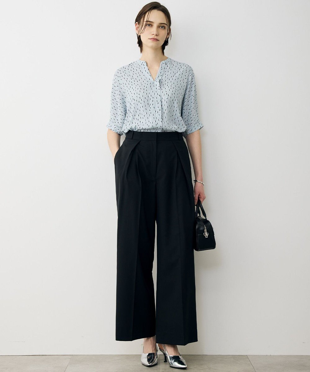 ICB L 【先行予約】ドライクールトロ クロスタックワイドパンツ 