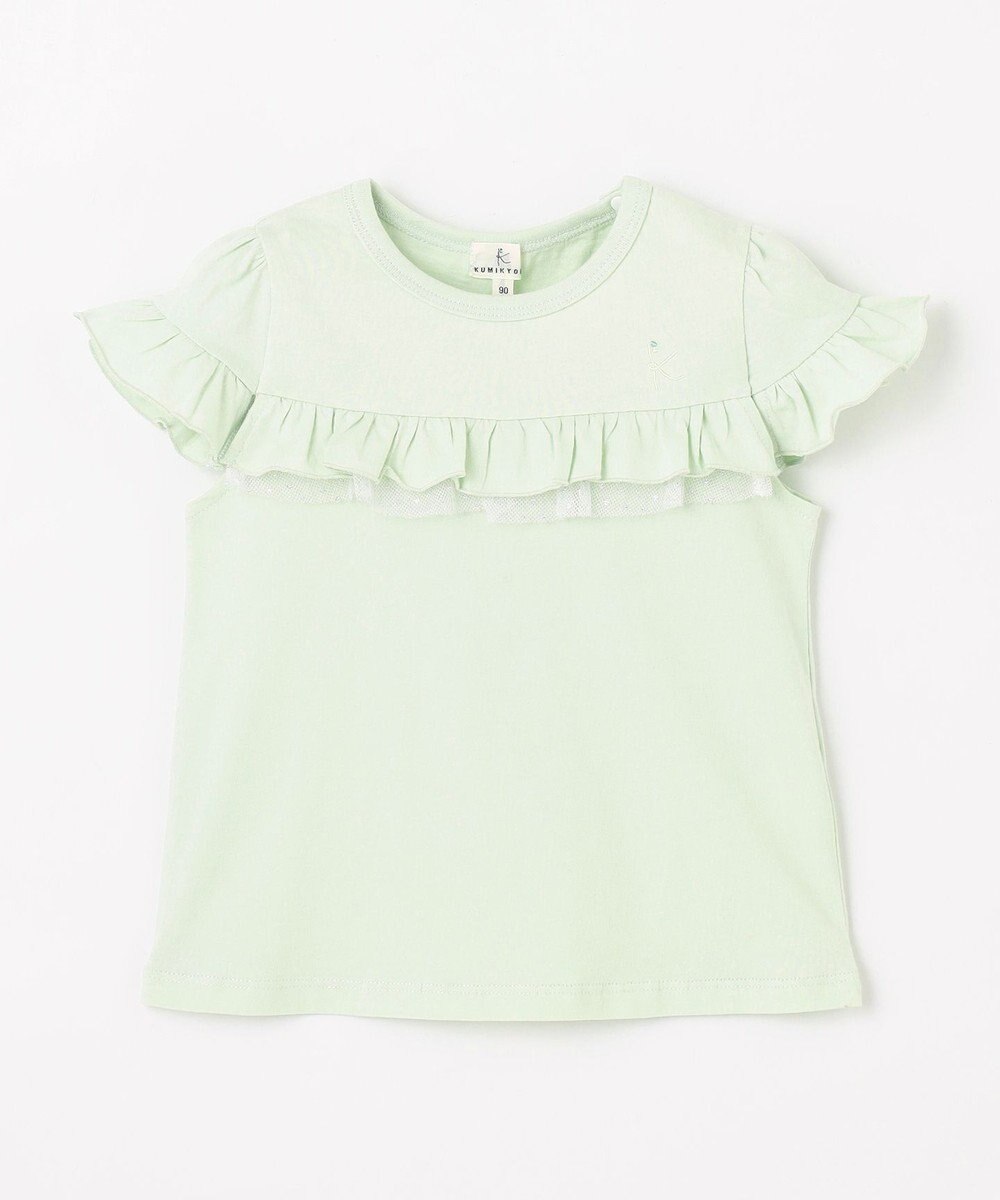 組曲 KIDS 【80-100㎝】フレアラッフル Tシャツ 