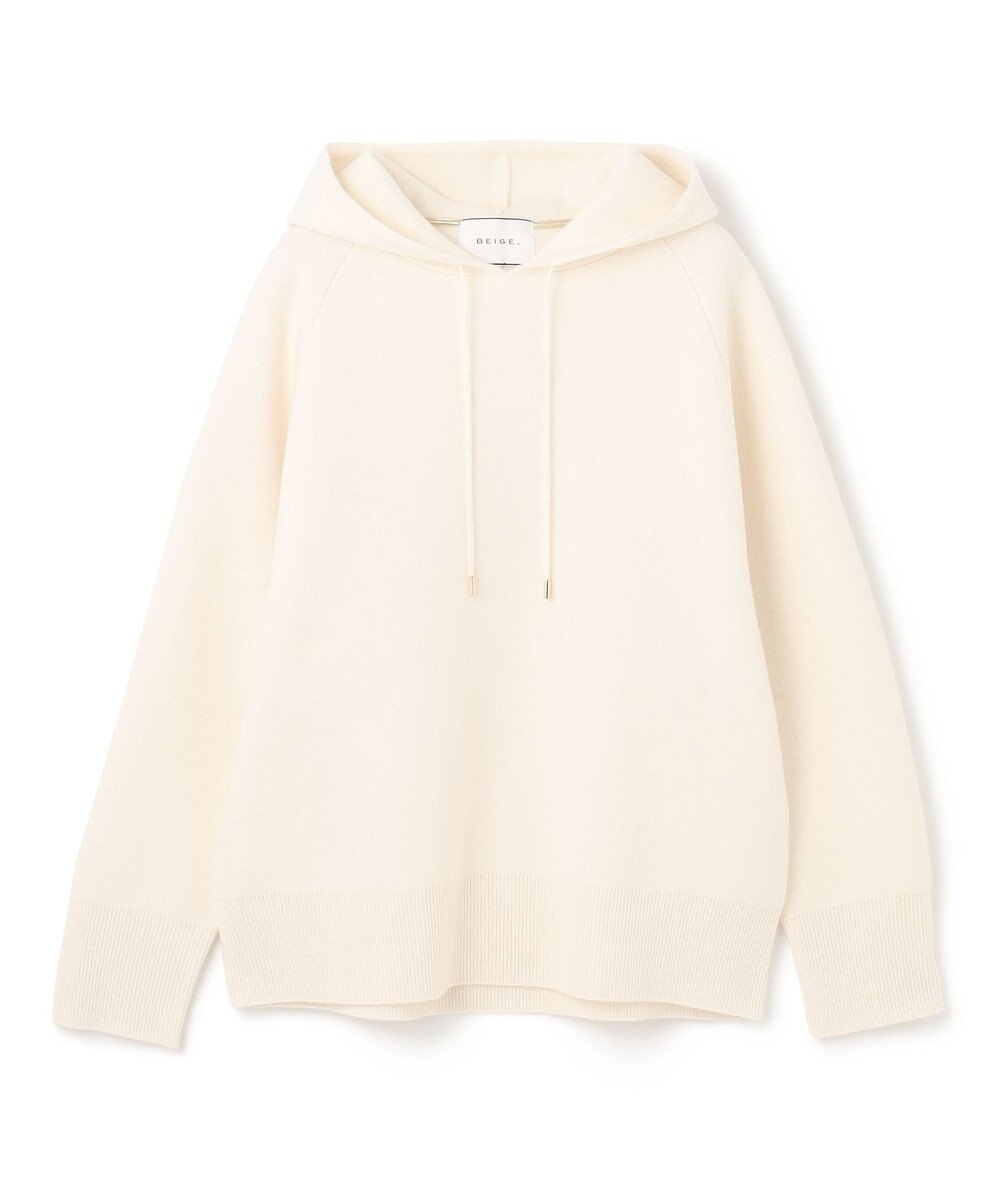 BEIGE， COURCETTE / ウールニットパーカー 