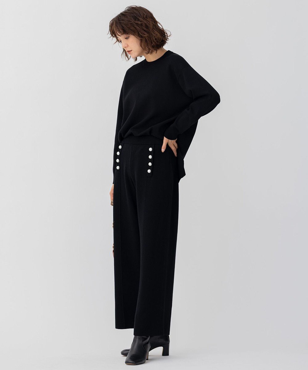 23区 【CLASSY.1月号掲載】ウールブレンド ニット パンツ 