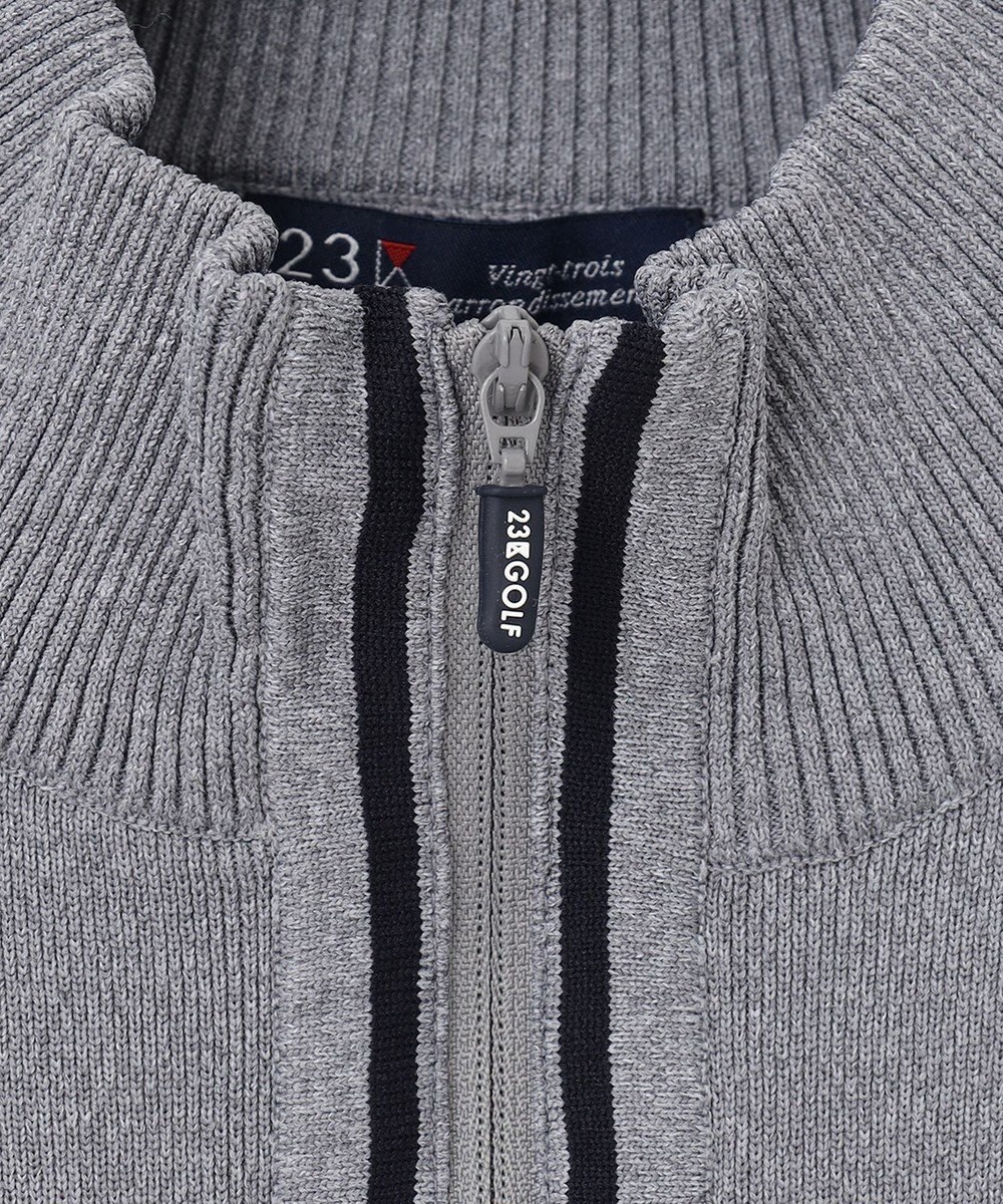 23区GOLF 【MEN】ハーフジップ ニットソー 