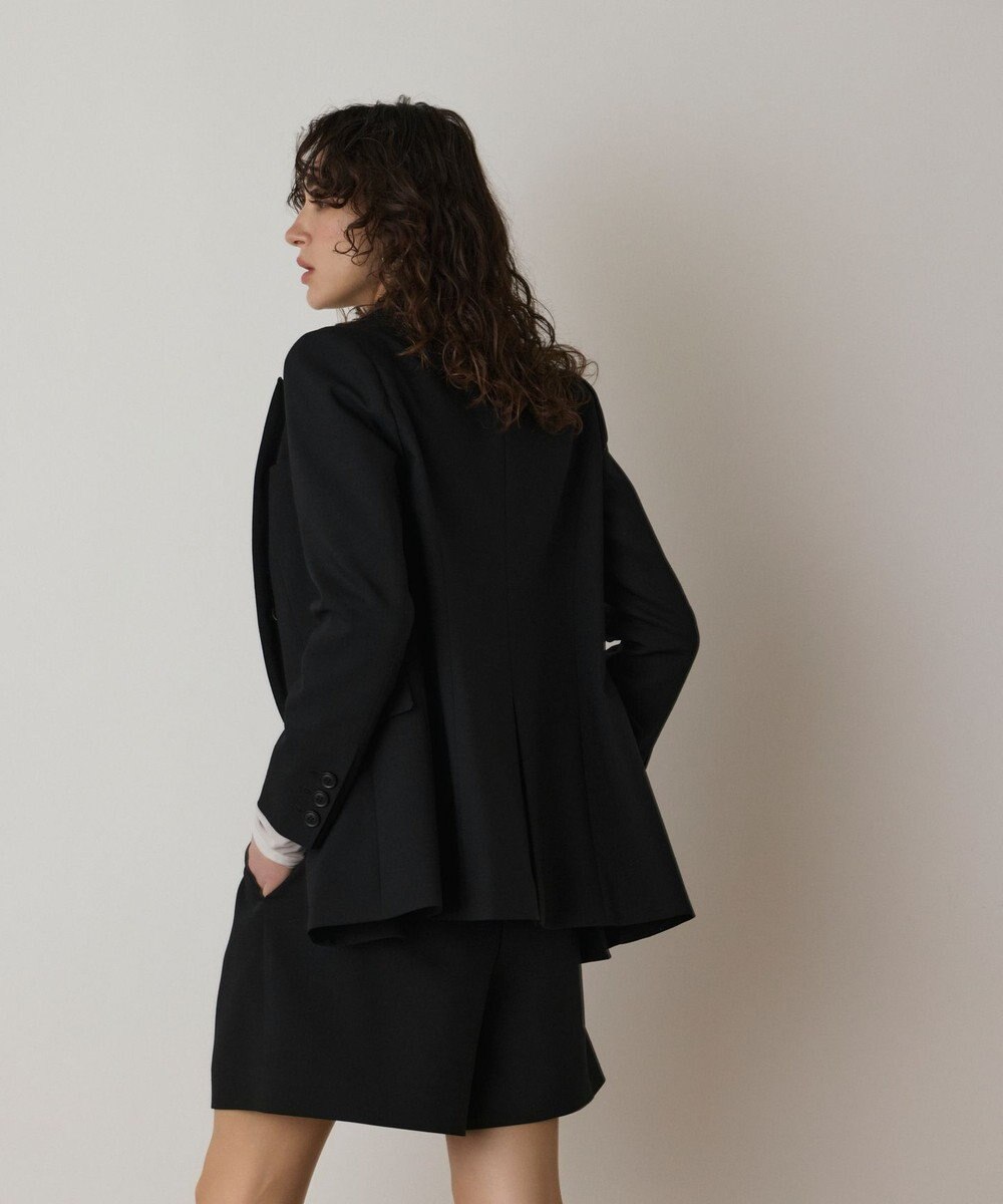 GRACE CONTINENTAL リネンライクダブルジャケット 